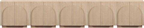 Nola Natural Oak Veneer Sideboard / Buffet, 1 Piece (Style 4)