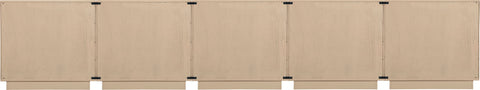 Nola Natural Oak Veneer Sideboard / Buffet, 1 Piece (Style 4)