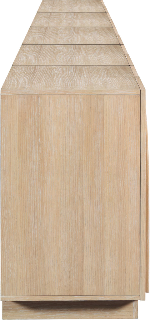 Nola Natural Oak Veneer Sideboard / Buffet, 1 Piece (Style 4)