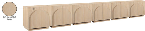 Nola Natural Oak Veneer Sideboard / Buffet, 1 Piece (Style 5)
