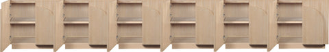 Nola Natural Oak Veneer Sideboard / Buffet, 1 Piece (Style 5)