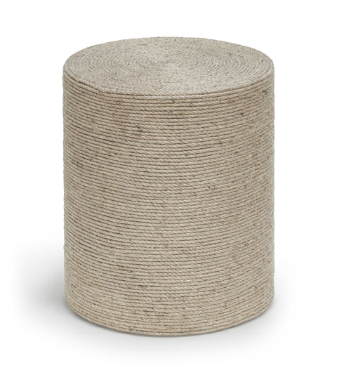Selene Natural Jute End Table, 1 Piece