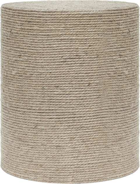 Selene Natural Jute End Table, 1 Piece