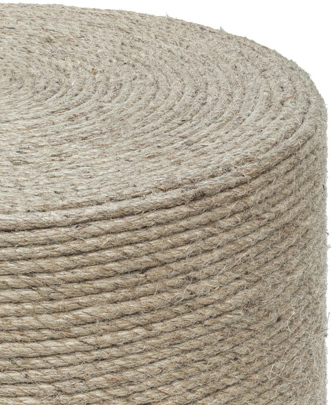 Selene Natural Jute End Table, 1 Piece
