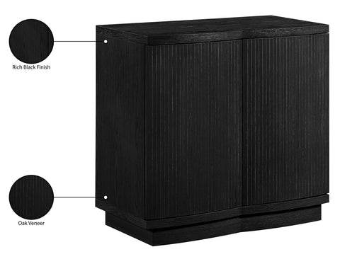 Veda Black Oak Veneer Sideboard/Buffet, 1 Piece