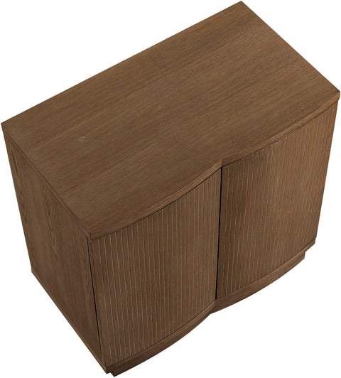 Veda Brown Oak Veneer Sideboard/Buffet, 1 Piece