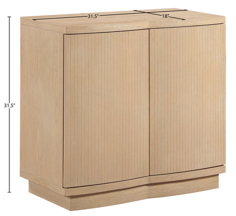 Veda Natural Oak Veneer Sideboard/Buffet, 1 Piece