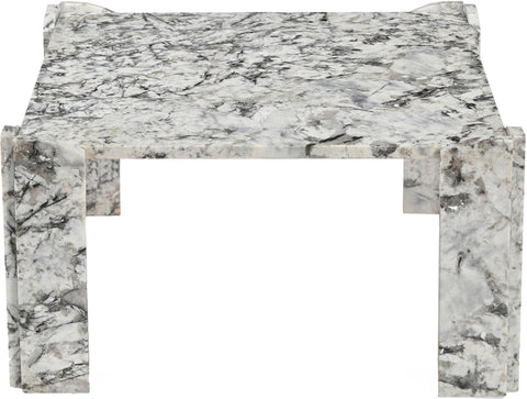 Briar Alaska Genuine Marble Coffee Table, 1 Piece