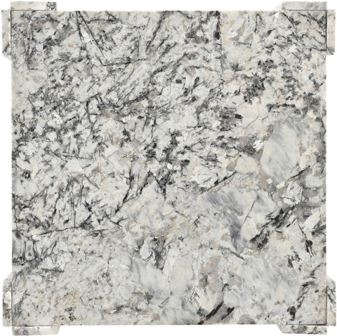 Briar Alaska Genuine Marble Coffee Table, 1 Piece