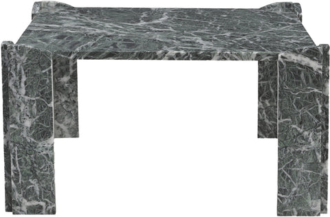 Briar Green Genuine Marble Coffee Table, 1 Piece