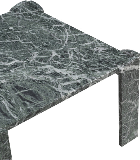Briar Green Genuine Marble Coffee Table, 1 Piece