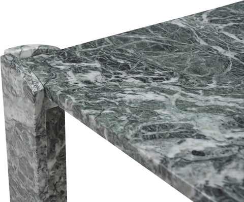 Briar Green Genuine Marble Coffee Table, 1 Piece