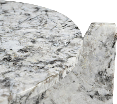 Emory Alaska Genuine Marble Coffee Table, 1 Piece