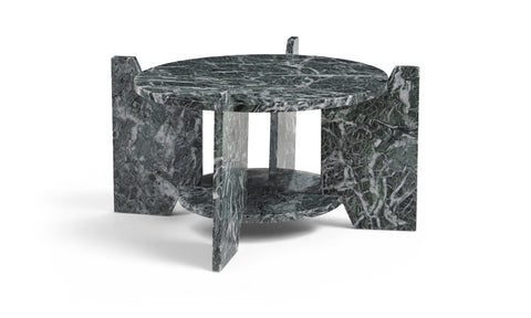 Emory Green Genuine Marble Coffee Table, 1 Piece