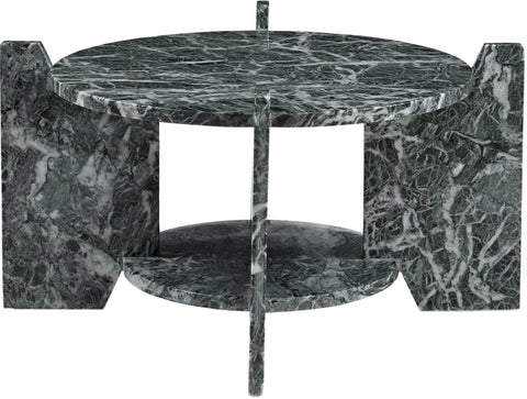 Emory Green Genuine Marble Coffee Table, 1 Piece