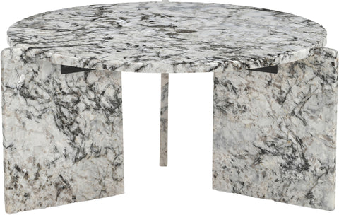 Harper Alaska Genuine Marble Coffee Table, 1 Piece