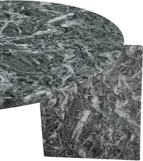 Harper Green Genuine Marble Coffee Table, 1 Piece
