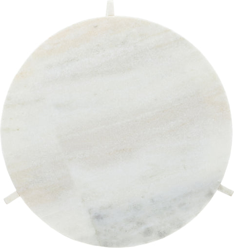 Harper White Genuine Marble Coffee Table, 1 Piece
