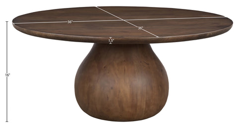 Marlow Brown Mango Wood Coffee Table, 1 Piece