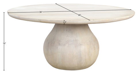 Marlow Natural Mango Wood Coffee Table, 1 Piece
