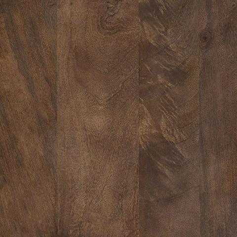 Nola Brown Travertine And Mango Wood End Table, 1 Piece