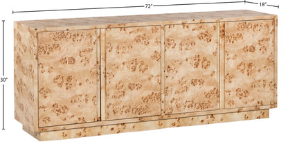 Corduroy Natural Sideboard/Buffet Burl