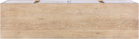 Corduroy White Sideboard/Buffet Oak