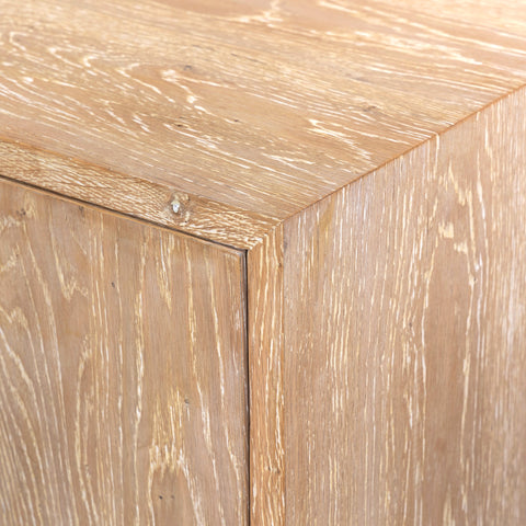 Corduroy White Sideboard/Buffet Oak