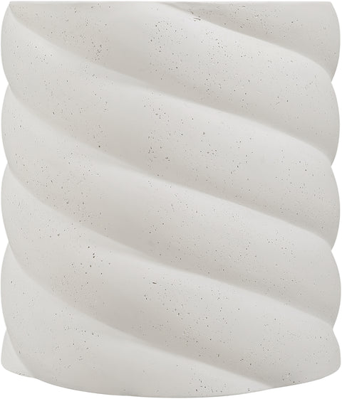 Yara Cream Concrete Indoor / Outdoor End / Side Table, 1 Piece