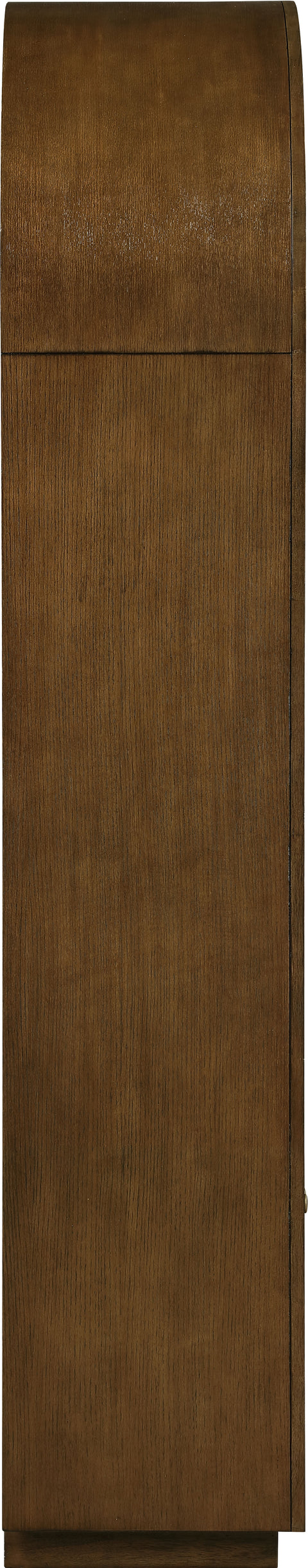 Selene Brown Natural Cane And Solid Wood Bookcase, 1 Piece