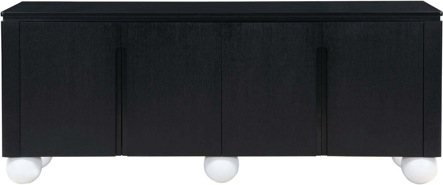 burke black sideboard/buffet