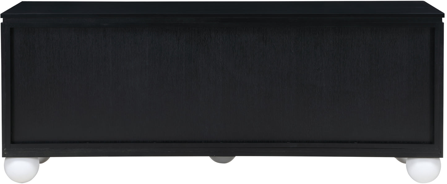 burke black sideboard/buffet