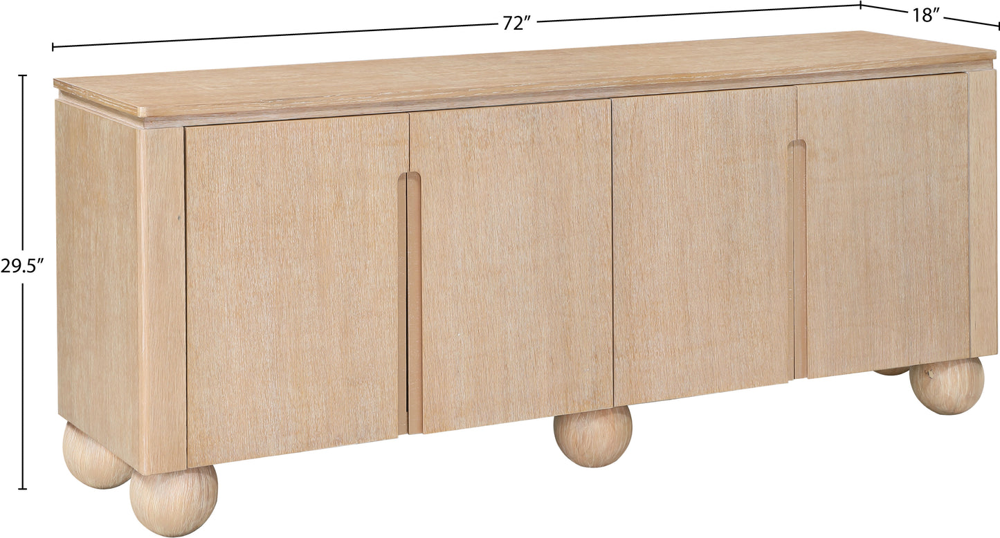 burke natural sideboard/buffet