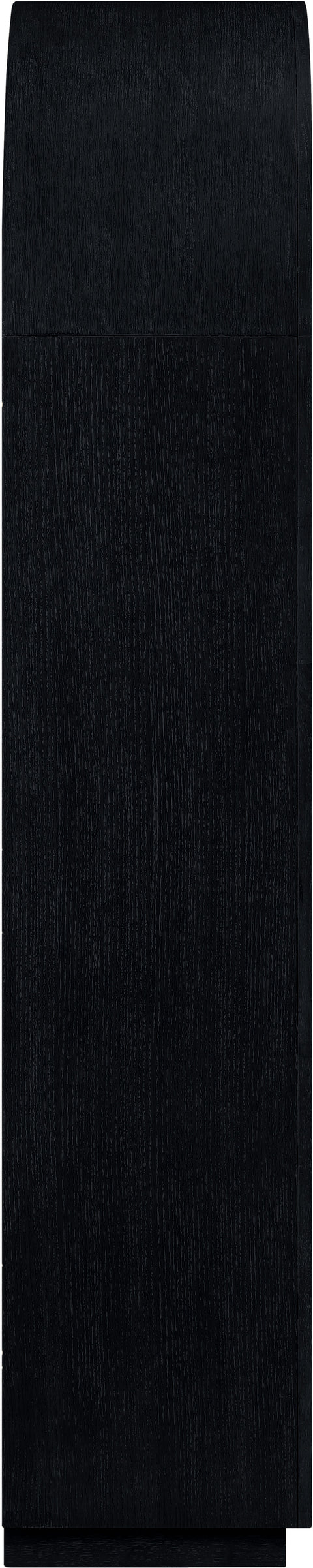 Reese Black Solid Wood Bookcase, 1 Piece