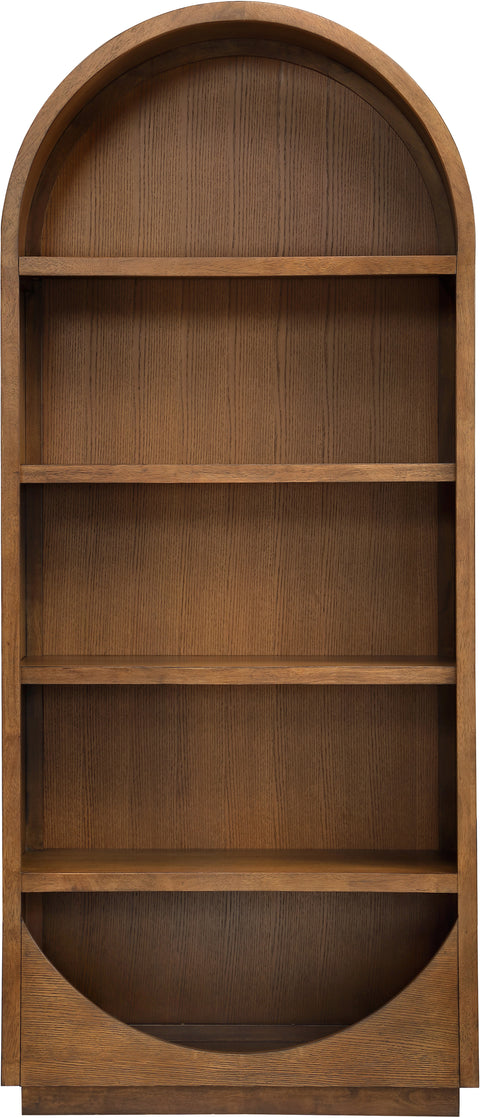 Reese Brown Solid Wood Bookcase, 1 Piece