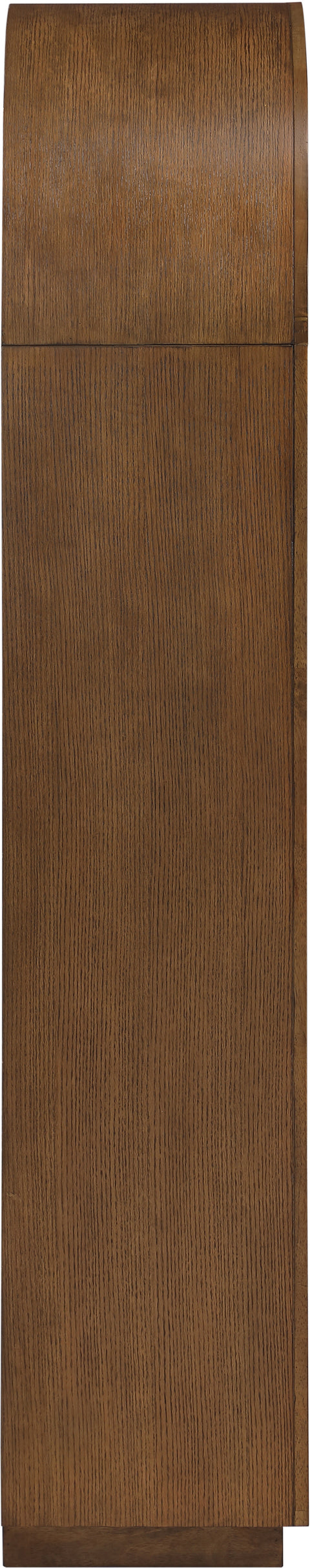 Reese Brown Solid Wood Bookcase, 1 Piece