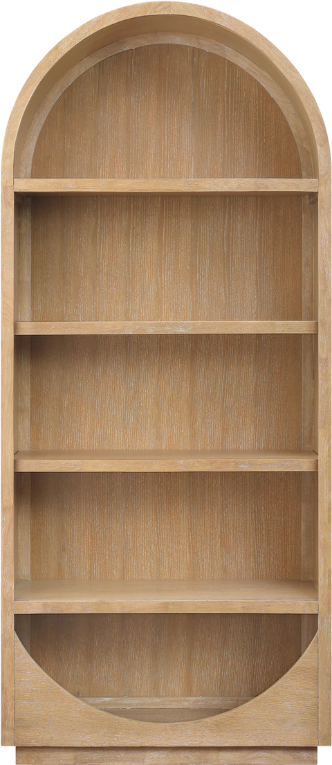 Reese Natural Solid Wood Bookcase, 1 Piece