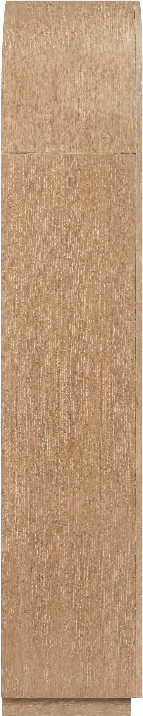 Reese Natural Solid Wood Bookcase, 1 Piece