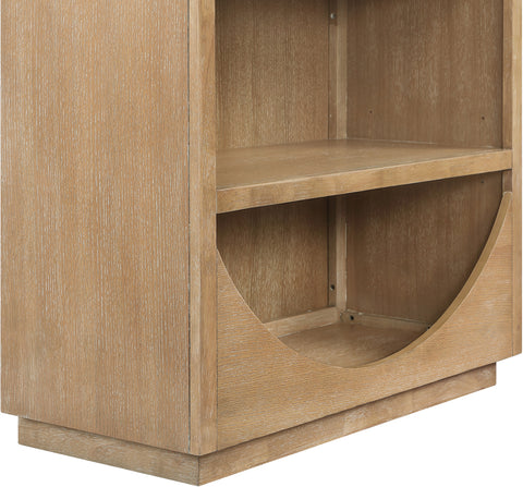 Reese Natural Solid Wood Bookcase, 1 Piece