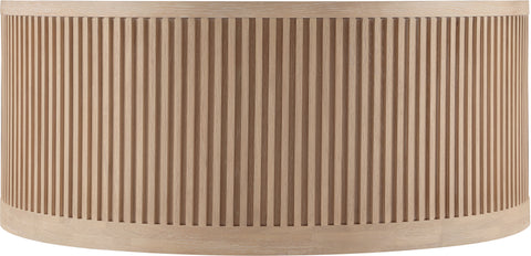 Opal Natural Oak Veneer And Solid Wood With Caster Wheels Coffee Table, 1 Piece