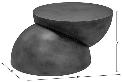 Briar Black Iron Coffee Table, 1 Piece