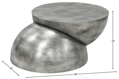 Briar Silver Iron Coffee Table, 1 Piece