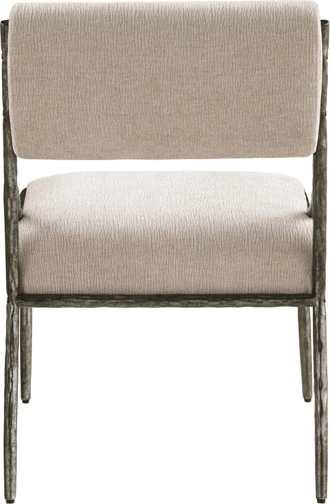 Jessa Beige Chenille Fabric Upholstered Dining Side Chair, 2-Piece (Style 2)