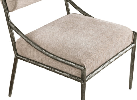 Jessa Beige Chenille Fabric Upholstered Dining Side Chair, 2-Piece (Style 2)