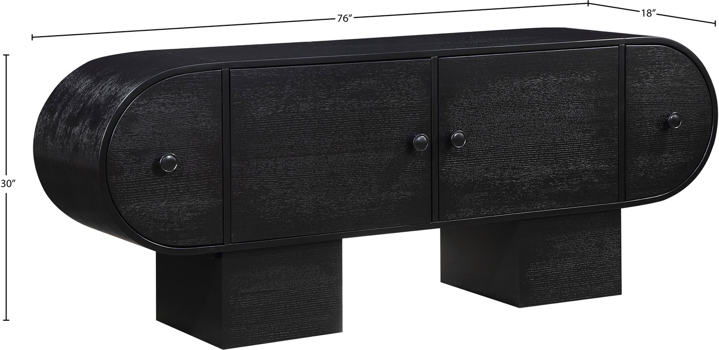 daphne black sideboard/buffet