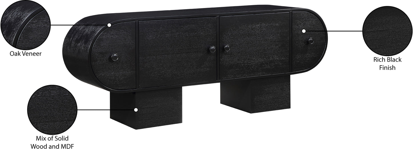 daphne black sideboard/buffet