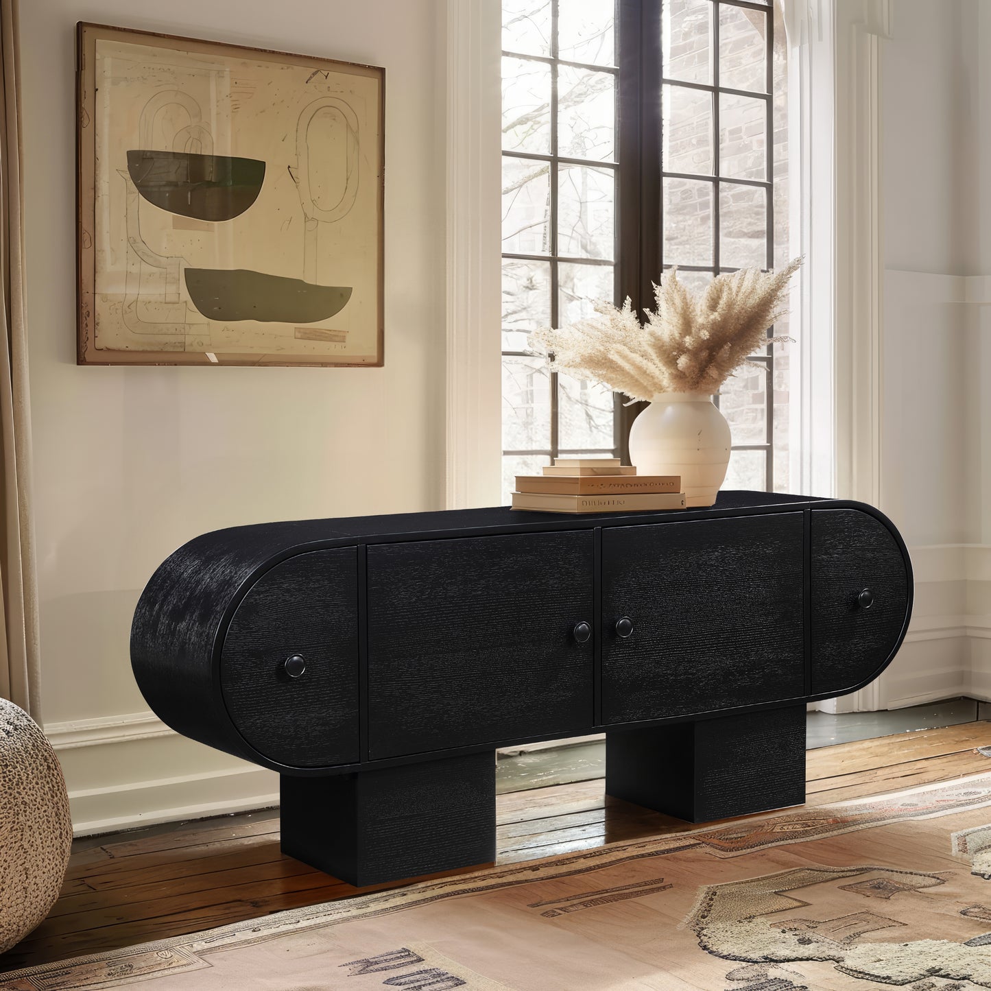 daphne black sideboard/buffet