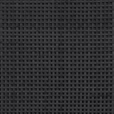 Selene Black Cane, Solid Wood And Oak Veneer Sideboard/Buffet, 5-Piece
