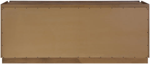 Selene Brown Oak Veneer And Solid Wood Sideboard/Buffet, 1 Piece