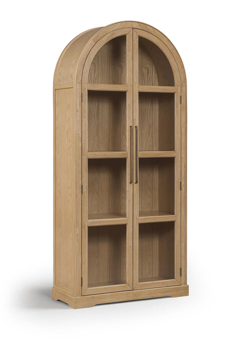 Prescott Natural Solid Wood Storage Cabinet, 1 Piece